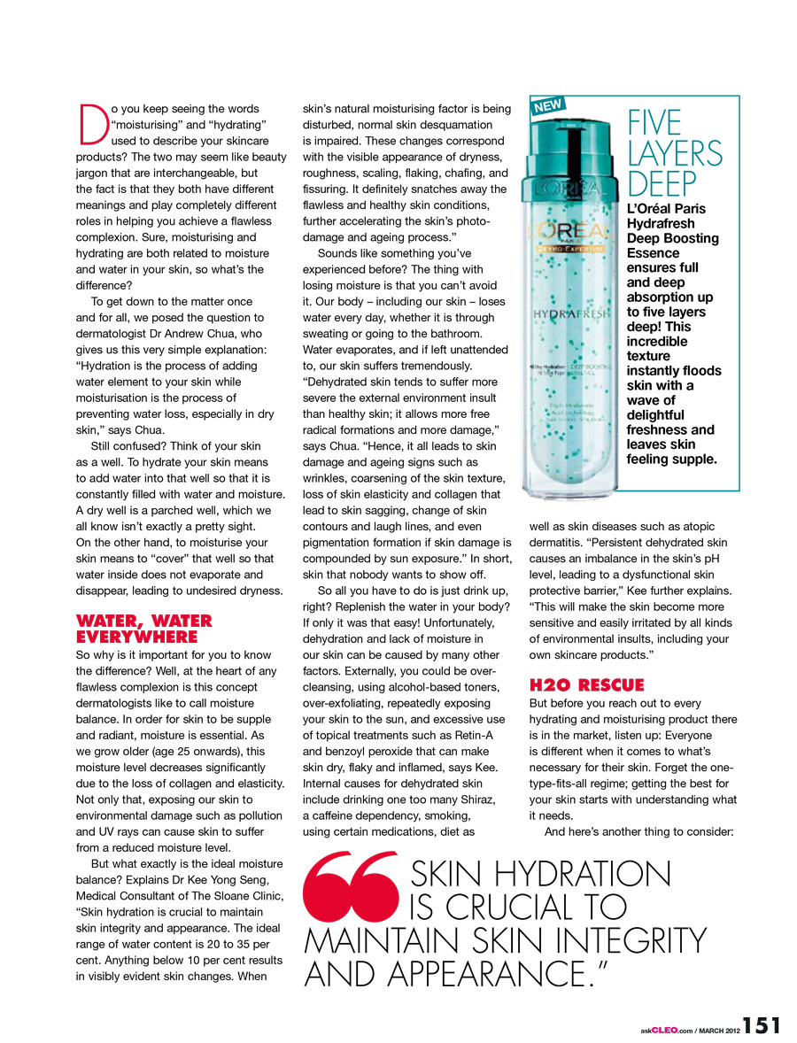 To Hydrate or To Moisturise Pg 2