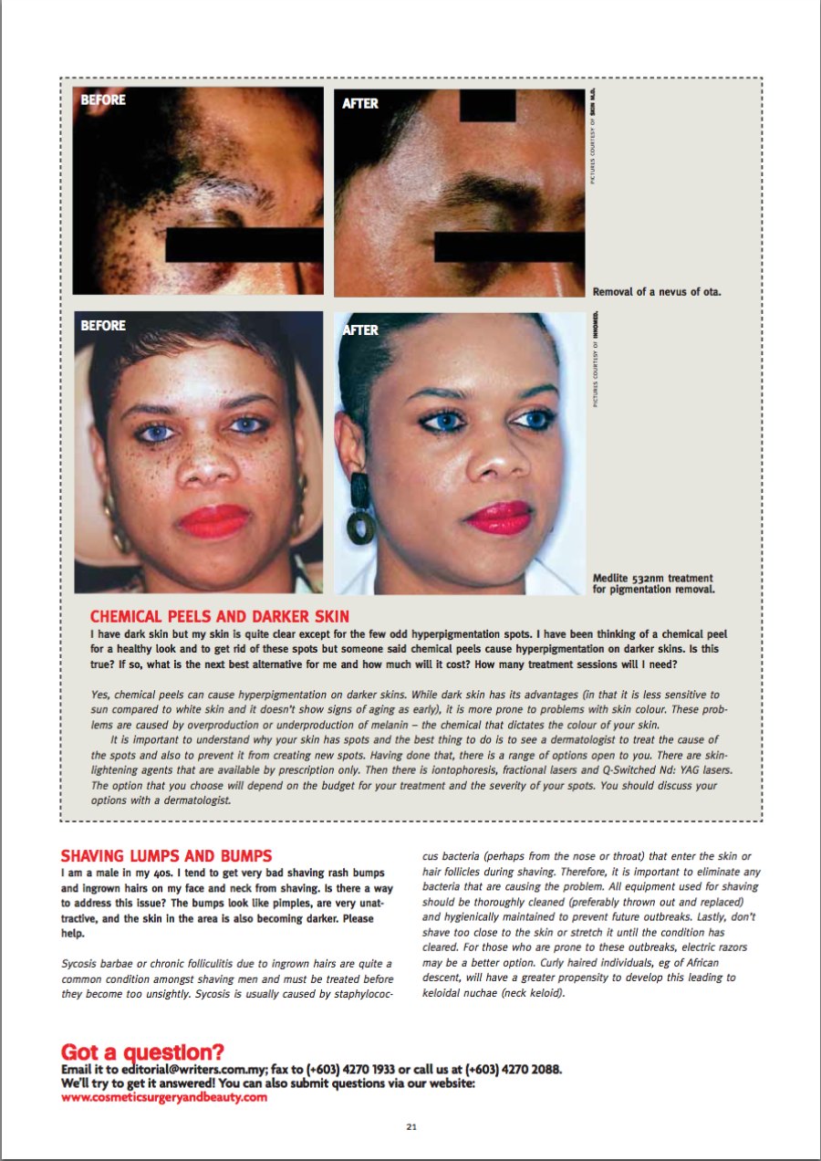 Ask the Dermatologist Pg 2